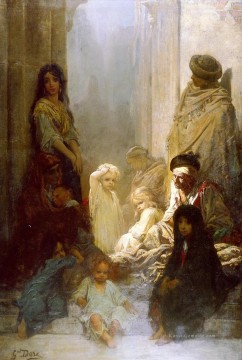 kinder siesta Ölbilder verkaufen - La Siesta Gustave Dore